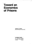 Tapa de Toward an economics of prisons
