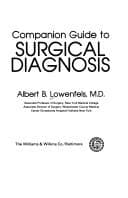 Tapa de Companion guide to surgical diagnosis