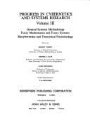 Tapa de Progress in Cybernetics and Systems Research: v.1 (Vol 1)
