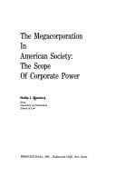 Tapa de The megacorporation in American society