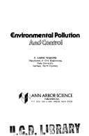 Tapa de Environmental pollution and control