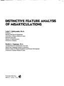 Tapa de Distinctive feature analysis of misarticulations
