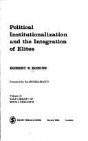 Tapa de Political institutionalization and the integration of elites