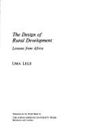 Tapa de The design of rural development