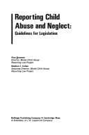 Tapa de Reporting child abuse and neglect