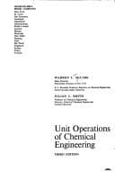 Tapa de Unit operations of chemical engineering