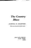 Tapa de The country blues