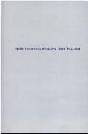 Tapa de Neue Untersuchungen über Platon