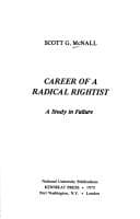 Tapa de Career of a radical rightist