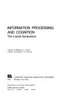 Tapa de Information processing and cognition