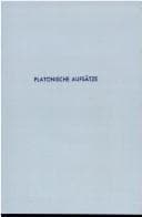 Tapa de Platonische Aufsätze