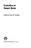 Tapa de Evolution of desert biota