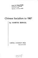 Tapa de Chinese socialism to 1907