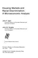 Tapa de Housing markets and racial discrimination