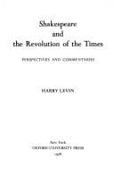 Tapa de Shakespeare and the revolution of the times