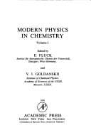 Tapa de Modern Physics in Chemistry