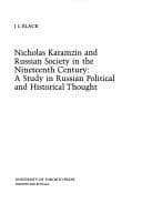 Tapa de Nicholas Karamzin and Russian society in the nineteenth century