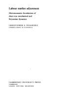 Tapa de Labour market adjustment