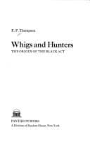 Tapa de Whigs and Hunters
