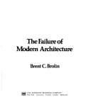 Tapa de The failure of modern architecture