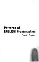 Tapa de Patterns of English pronunciation