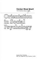 Tapa de Orientation in social psychology
