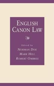 Tapa de English canon law