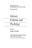 Tapa de Literary criticism and psychology