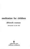 Tapa de Meditation for children