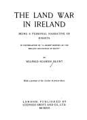 Tapa de The land war in Ireland