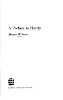 Tapa de A preface to Hardy