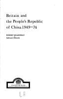 Tapa de Britain and the People's Republic of China, 1949-74