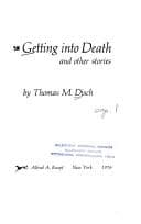 Tapa de Getting into death and other stories