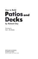 Tapa de How to build patios and decks