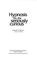 Tapa de Hypnosis for the seriously curious