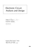 Tapa de Electronic circuit analysis and design