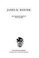 Tapa de James K. Baxter