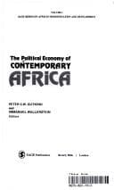 Tapa de The Political economy of contemporary Africa