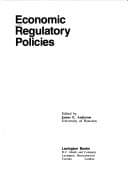 Tapa de Economic regulatory policies