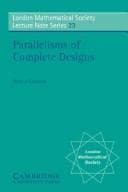 Tapa de Parallelisms of complete designs