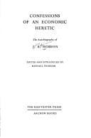 Tapa de Confessions of an economic heretic