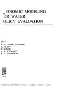 Tapa de Economic modeling for water policy evaluation
