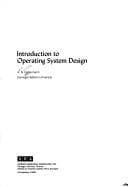 Tapa de Introduction to operating system design