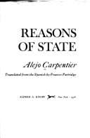 Tapa de Reasons of state