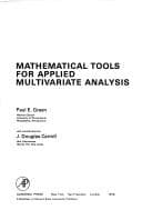 Tapa de Mathematical tools for applied multivariate analysis