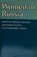 Tapa de Women in Russia
