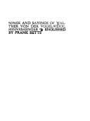 Tapa de Songs and sayings of Walther von der Vogelweide, minnesaenger