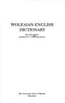 Tapa de Woleaian-English dictionary