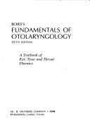 Tapa de Boies's Fundamentals of otolaryngology
