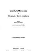 Tapa de Quantum mechanics of molecular conformations